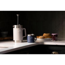 Load image into Gallery viewer, Stanley Stay-Hot Camp Mug 12 oz | Press Fit Drink Through Lid | Cup for Coffee, Tea and Drinks | Insulated Stainless Steel Coffee Mug | BPA-Free | Black 2.0