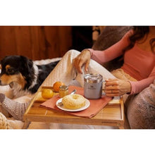 Load image into Gallery viewer, Stanley Stay-Hot Camp Mug 12 oz | Press Fit Drink Through Lid | Cup for Coffee, Tea and Drinks | Insulated Stainless Steel Coffee Mug | BPA-Free | Black 2.0