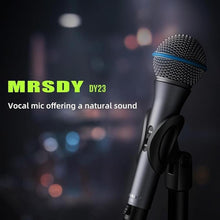Load image into Gallery viewer, Vocal Dynamic Microphone, Metal Handheld Wired Microphone for Singing, Mic Suitable for Karaoke and Recording, with On/Off Switch and 16.4ft XLR Cable