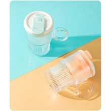 Load image into Gallery viewer, Automatic Electric Self Stirring Travel Coffee Mug With Straw - High Speed Mixing Cup for Protein Shakes, Waterproof Glass (Cyan)