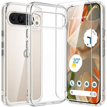 Load image into Gallery viewer, ANTSHARE Clear Phone Case for Google Pixel 9 Pro XL | with 1X Screen Protector, Not Yellowing, Military-Grade Drop Protection, Slim, Shockproof, Protective Cover