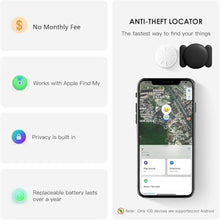 Load image into Gallery viewer, ZITTZ Tracker Device for Vehicles, Mini Hidden Car Tracker with Magnetic Case, No Monthly Fee Car Locator, Air Tracker Tag with Apple Find My (iOS Only) (Magnetic (Black,1PCS))