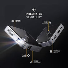 Load image into Gallery viewer, Kodak Ultra Mini Portable Projector -1080p HD support Black LED DLP Rechargeable Pico Projector - 100" Display, Built-in Speaker - HDMI, USB and Micro SD - Compatible with iPhone iPad, Android