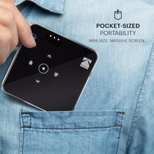 Load image into Gallery viewer, Kodak Ultra Mini Portable Projector -1080p HD support Black LED DLP Rechargeable Pico Projector - 100" Display, Built-in Speaker - HDMI, USB and Micro SD - Compatible with iPhone iPad, Android