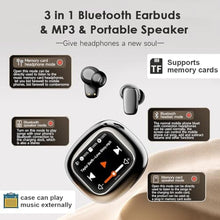 Load image into Gallery viewer, Wireless Touchscreen Earbuds with Portable Bluetooth 5.4 Speaker Touch Screen Case, ANC Earbuds with Active Noise Cancelling, Blue Tooth Ear Buds for iPhone Android