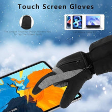 Load image into Gallery viewer, Heated Gloves for Men Women, Touchscreen Electric Waterproof Heating Gloves for Cycling Camping Motorcycle Driving
