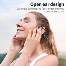 Load image into Gallery viewer, Bone Conduction Headphones Bluetooth,Upgraded IPX7 Waterproof Wireless Earbuds,Open Ear Headphones Bluetooth 5.3 with Mic,10H Playtime for Running,Cycling,Hiking,Gym,Workout (Gray)