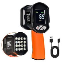Load image into Gallery viewer, Handheld Digital Tachometer Stroboscope, 60~100000 RPM Meter Kethvoz Non-Contact LED Tachometer with Phase Adjustment, High Accuracy 0.001% for Generator Fan Power Tools