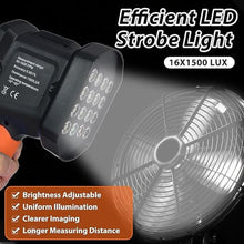 Load image into Gallery viewer, Handheld Digital Tachometer Stroboscope, 60~100000 RPM Meter Kethvoz Non-Contact LED Tachometer with Phase Adjustment, High Accuracy 0.001% for Generator Fan Power Tools