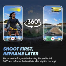 Load image into Gallery viewer, Insta360 X4 Standard Bundle - Waterproof 8K 360 Action Camera, 4K Wide-Angle Video, Invisible Selfie Stick Effect, Removable Lens Guards, 135 Min Battery Life, AI Editing, Stabilization