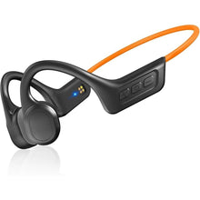 Load image into Gallery viewer, Bone Conduction Headphones,Upgraded IPX7 Waterproof Wireless Earbuds,Open Ear Headphones Bluetooth 5.3 with Mic,10H Playtime for Running,Cycling,Hiking,Gym,Workout (Light Orange)