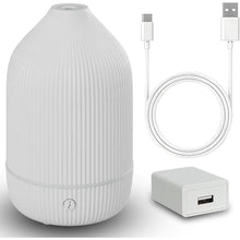 Load image into Gallery viewer, SOICARE Small Essential Oil Diffuser, 100ML Mini Aromatherapy With USB Cable & Adapter, 7 Color Changing USB Powered Aroma Scent for Home/Room/Office/Travel/Gift