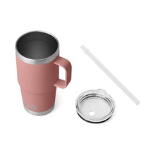 Load image into Gallery viewer, YETI Rambler 25 oz Straw Mug, Vacuum Insulated, Stainless Steel, Sandstone Pink