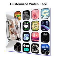 Load image into Gallery viewer, Smart Watches for Men Women(Call Receive/Dial),2.01” Touch Screen Fitness Tracker with Blood Pressure/Heart Rate/Sleep Monitor, 120+Sports Modes, IP68 Waterproof Smartwatch for Android iPhone, Sliver