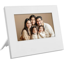 Load image into Gallery viewer, Photo Frames, Personalized 30S Voice Recordable Picture Frame, Sympathy Gift, White 7.5 x 6.3Frame, Tabletop picture frames& Wall Mount Recordable Gifts