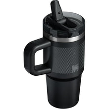Load image into Gallery viewer, Stanley Quencher ProTour Flip Straw Tumbler with Leakproof Lid 14 oz | Built-In Straw and Handle | Cup Holder Compatible for Travel | Insulated Stainless Steel Cup | BPA-Free | Black Fade