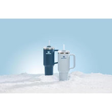 Load image into Gallery viewer, Stanley Quencher H2.0 Tumbler with Handle and Straw 40 oz | Flowstate 3-Position Lid | Cup Holder Compatible for Travel | Insulated Stainless Steel Cup | BPA-Free | Glacier