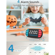 Load image into Gallery viewer, DOOMAY Digital Kitchen Visual Timer: 3.6'' Large LED Display, Magnetic, 3 Brightness, 4 Alarms, 4 Volume, Memory Function, Countdown Count up for Cooking, Classroom, Gym, AAA Battery Included (Black)