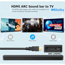 Load image into Gallery viewer, 6.6FT HDMI Cable 5-Pack, Shielded 4K HDMI Cord, Gold-Plated HDMI to HDMI Cable 120Hz ARC&CL3 Rated, HDCP 2.2, 3D HDR| for Docking Station, PC,Monitor, Switch, Splitter, PS5, PS4, Xbox, TV, Soundbar