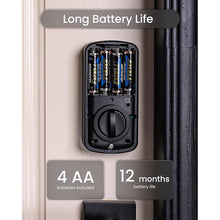 Load image into Gallery viewer, DESLOC A100F Electronic keypad Door Lock with Handle Set, Smart Front Door Locks Set, Keyless Entry Door Lock with Handles, Smart Locks for Front Door, Deadbolt Smart Lock, 12 Months Battery, IP54