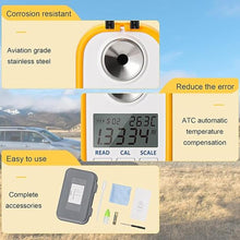 Load image into Gallery viewer, 5 in 1 Urea DEF Tester Coolant Refractometer, Digital Handheld Tester for Automotive Automotive Diesel Exhaust Tester Measurement of Glycol Propylene Glycol Concentrations Freezing Points