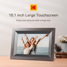 Load image into Gallery viewer, KODAK 10.1 Inch WiFi Digital Picture Frame with 32GB Storage, Electronic Smart Digital Photo Frame 1280x800 IPS Touch Screen, Auto-Rotate, Share Moments Instantly Gifts for Women Mothers Day Christmas