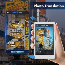 Load image into Gallery viewer, Language Translator Device, Instant Translation No WiFi Needed, Two Way Real-Time Voice Translation, Accurate Offline Recording, Photo Translation for Travel, Business, and Study (White, P40)