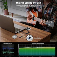 Load image into Gallery viewer, Neewer CM31 Wireless Lavalier Microphone with 8GB Storage 820ft Range 48KHz 24Bit Noise Cancelling Compatible with iPhone iPad Android PC Camera YouTube/TikTok Stream Podcast Interview