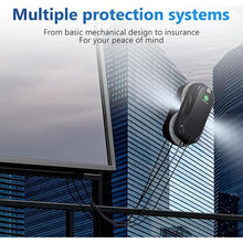 Load image into Gallery viewer, Tosima W5 Window Cleaning Robot, Dual Direction Auto-Spray Smart Window Cleaner with Triple Safety System, Smart Navigation, Remote Control, for All Smooth Surfaces, with 8 Rags, Black