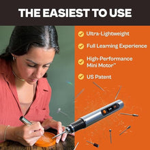 Load image into Gallery viewer, Customizer Resparked Engraving Pen (Formerly Culiau): Ultimate Cordless Portable Tool for Artists & DIYers - Engrave 50+ Surfaces - Beginner Friendly - Rechargeable - Free 30 Bits & Mastery Guide
