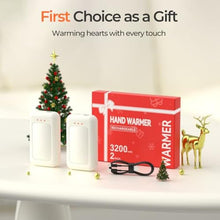 Load image into Gallery viewer, AI Hand Warmers Rechargeable, Reusable Portable Electric Hand Warmer, Fast Intelligent Heating in 1 Second, Gifts for Christmas, Outdoor, Golf, Hunting, Camping Accessories Ivory 4Pack