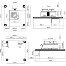 Load image into Gallery viewer, MMlove Ultra HD 4K Auto Focus Anti-Shake USB Camera Module 11MP 30fps 90° No Distortion Lens High Speed Lightburn Camera IMX258 Industrial Security Webcam for PC/Laptop/Raspberry Pi