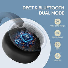 Load image into Gallery viewer, Yealink WH64 Hybrid Wireless Headset Dongle & Charging Stand, 492ft Range DECT&Bluetooth Headphones for Teams, Zoom UC,Dual Ear Noise Cancelling Portable Headsets with 3X Mic, 32H Calls,(PC/Phone)