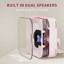 Load image into Gallery viewer, Light Pink Audio CD Player with Speakers for Home Decor (CD909)