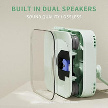 Load image into Gallery viewer, Light Green Audio CD Player with Speakers for Home Decor (CD909)
