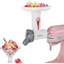 Load image into Gallery viewer, Dairy-Free Ice Cream Maker Attachment for KitchenAid Stand Mixer, Natural Fruit Desserts Maker, Frozen Yogurt Maker, Dishwasher-Safe Sorbet Maker, Frozen Fruit Soft Serve Maker by OTOmitra