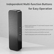 Load image into Gallery viewer, USB Computer Speakers,Pc Speakers for Desktop,Stereo Sound & Enhanced Bass with 3.5mm Aux-in, TF Card Port, Bluetooth Speaker,USB Powered Speakers for Desktop Monitor, PC, Laptop, Tablets