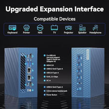 Load image into Gallery viewer, GEEKOM IT1 Mega AI Mini PC,14th Gen Intel Core Ultra U9-185H (Up to 5.1Ghz) Mini Computers 32GB DDR5 RAM 2TB PCle 4.0 SSD Mini Desktop Intel ARC Gpu/Intel AI Boost/Dual NIC LAN/WiFi 7/BT5.4/8K/USB4