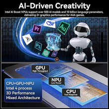 Load image into Gallery viewer, GEEKOM IT1 Mega AI Mini PC,14th Gen Intel Core Ultra U9-185H (Up to 5.1Ghz) Mini Computers 32GB DDR5 RAM 2TB PCle 4.0 SSD Mini Desktop Intel ARC Gpu/Intel AI Boost/Dual NIC LAN/WiFi 7/BT5.4/8K/USB4