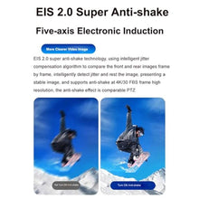 Load image into Gallery viewer, Head Mounted Video Camera, 4K 60FPS Head Mounted Camcorder 42MP 120° Wide Angle EIS 6.0 Anti Shake APP Control Wearable Vlog Camera for Sports Travel