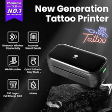 Load image into Gallery viewer, Phomemo TP31 Tattoo Stencil Printer, Mini Tattoo Printer with 30pcs Transfer Paper,Bluetooth Tattoo Machines Printers for Tattoo Beginners & Artists, Compatible with Tablet,Smartphone