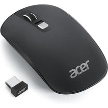 Load image into Gallery viewer, acer Computer Mouse Wireless, 2.4G Slim USB Wireless Mice with USB Receiver, 800/1200/1600 Adjustable DPI Optical Laptop Mouse with 4 Buttons, Portable Mouse for Laptop, Desktop, PC