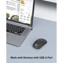 Load image into Gallery viewer, acer Computer Mouse Wireless, 2.4G Slim USB Wireless Mice with USB Receiver, 800/1200/1600 Adjustable DPI Optical Laptop Mouse with 4 Buttons, Portable Mouse for Laptop, Desktop, PC