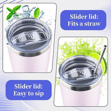 Load image into Gallery viewer, 40 oz Tumbler with Lids and Straws Double Wall Vacuum Insulated Tumbler Cup,Stainless Steel Leak-proof Thermal Tumbler Powder Coated Travel Coffee Mug for Cold and Hot Drinks,Gardient Purple