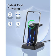 Load image into Gallery viewer, NANAMI 30W USB C Charger for Samsung Devices, 3 in 1 Charging Station for Samsung Galaxy Watch 7/6/5/4/3, Stand for Galaxy S25 S24 Ultra S23 S22 S21 Note20 A55 A54, for iPhone 15/16 Pro Max, Buds Pro