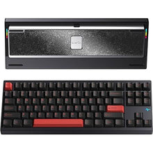 Load image into Gallery viewer, WOBKEY Crush 80 Reboot CNC Aluminum 5-Second Quick-Release Triple-Mode Connectivity Mechanical Keyboard with Superior Acoustics (Lite Black)