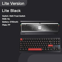Load image into Gallery viewer, WOBKEY Crush 80 Reboot CNC Aluminum 5-Second Quick-Release Triple-Mode Connectivity Mechanical Keyboard with Superior Acoustics (Lite Black)