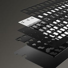 Load image into Gallery viewer, WOBKEY Crush 80 Reboot CNC Aluminum 5-Second Quick-Release Triple-Mode Connectivity Mechanical Keyboard with Superior Acoustics (Lite Silver)