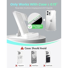 Load image into Gallery viewer, Wireless Charger Charging Station: 3 in 1 Charger Stand for Apple Multiple Devices Product for iPhone 16 15 14 Pro Max 13 12 11 for Watch 10 9 8 7 6 5 4 3 2 SE & Ultra for Airpods 4 3 2 Pro