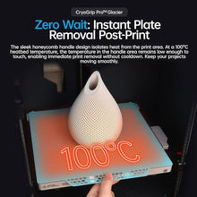 Load image into Gallery viewer, BIQU CryoGrip Pro Glacier Panda Build Plate for Bambu-Lab P1S P1P X1C X1E A1 3D Printers, Double-Sided Fine Textured Spring Steel Sheet, Firm Adhesion, 257x257mm, 1 Piece